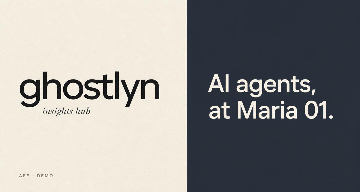 Ghostlyn — AI agents at Maria 01 — share card