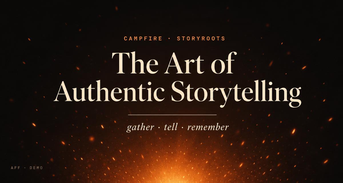 Campfire — The Art of Authentic Storytelling — share card