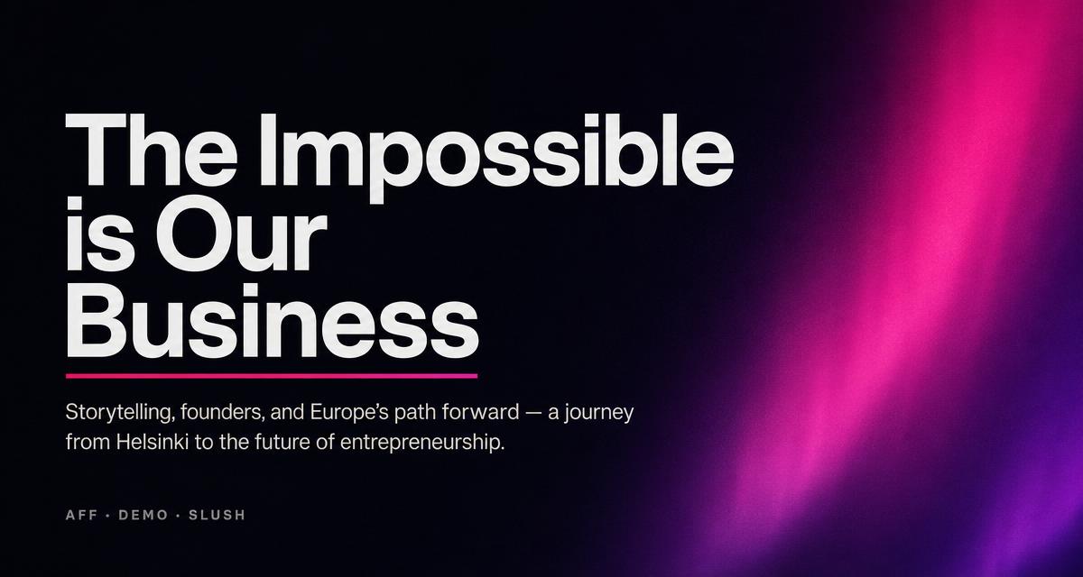 The Impossible is Our Business — share card